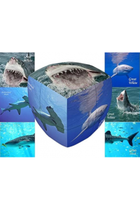 V-Cube 3X3 Pillow: Sharks