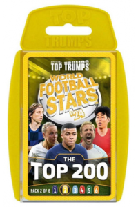 TOP TRUMPS – WORLD FOOTBALL STARS 200 PACK 2