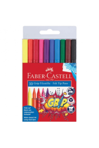 Flomaster školski 10boja Grip Faber Castell 155310 blister