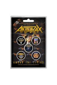 Anthrax Among The Living - bedževi set
