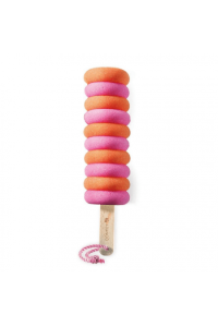 Crazy Curls - Orange - sponge - pink - orange