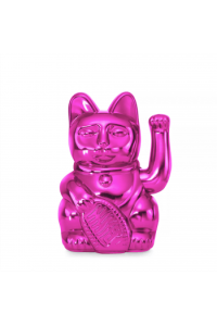 Lucky Cat Cosmic Venus, Shiny Pink, 10.5x8,5x15 cm, plastic no batt.