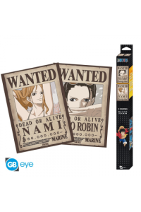 One Piece - Set 2 Posters Chibi 52X38 - Nami & Robin *