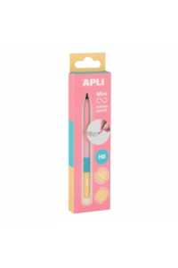 Olovka grafitna Apli beskonačna mini tricolor roza 19962