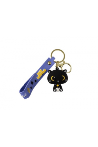 Privjesak za ključeve iTotal Cat crna XL2944