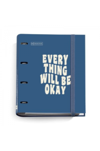 Mapa uložna Miquelrius 4 ringa+blok navy MR15082