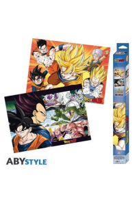 Dragon Ball Z Set 2 Chibi Posters Saiyans (52x38cm)