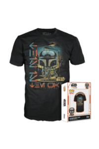 Funko Pop Tee: THE MANDALORIAN - Mando & The Child