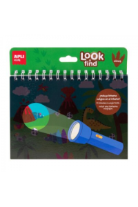 Set Apli slikovnica + svjetiljka dinosauri +3