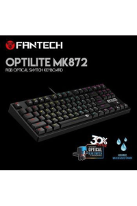 Tipkovnica gaming žična mehanička Fantech Optilite MK872RGB crna