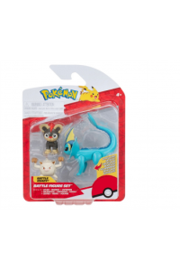 Pokemon Figurica "Battle Figure" 3Pk - Litleo, Mankey, Vaporeon W22