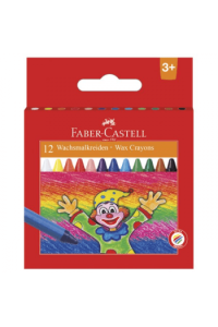 Boje voštane 12boja kartonska kutija trokutaste Faber Castell 120010 blister ~ 1/10/120