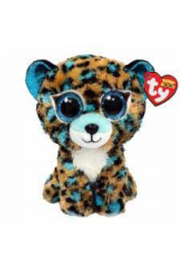 Pliš Cobalt - plavi leopard, reg