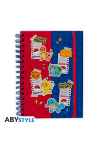 Pokemon - Notebook A5 Spirale Blue & Red Partners