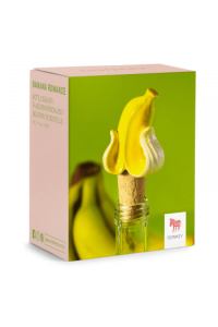 Banana Romance / bottle sealer / yellow / 5x5,5x9 cm / dolomite