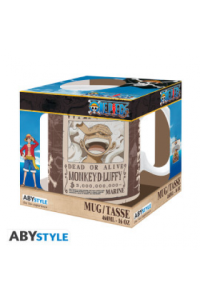One Piece - Mug - 460 ml - Luffy Wanted - Subli - Box