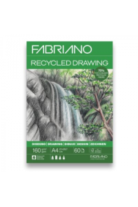 Blok Fabriano reciklirani 21x29,7 (A4) 160g 60L ljepljeni top side 19100757