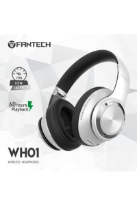 Bluetooth Stereo Slušalice Fantech BT5.0, 3,5mm+ Tip C WH01 Space edition bijele