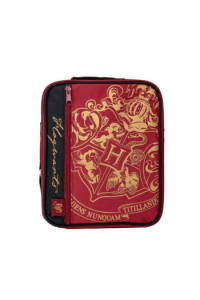 Blue Sky Harry Potter Deluxe 2 Pocket Lunch Bag Burgundy - Crest