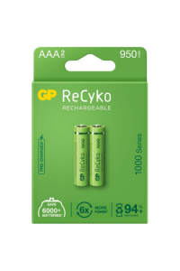 GP Recyko punjive baterije 1000mAh AAA