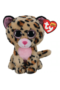 Pliš BBoos LIVVIE - smeđi/roza leopard, med