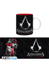 AssassinS Creed - Mug - 320 Ml - Crest Black & Red - Subli