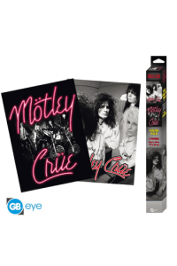 Motley Crue - Set 2 Chibi Posters - Neon And Straightjackets(52X38)
