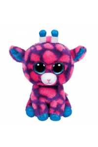 Pliš BBoos SKY HIGH - roza žirafa med