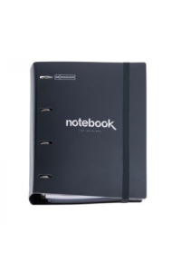 Mapa uložna Miquelrius 4 ringa+blok emotions black MR15111