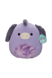 SQU: SQUishmallows 30cm W19 - Deacon - Ljubičasti Magarac S Tie-Dye Trbuhom