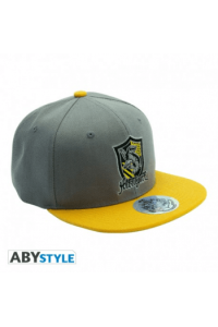 HARRY POTTER - Snapback Cap - Grey & Yellow - Hufflepuff