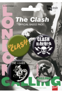 Clash- London calling bedževi set