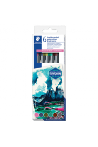 Flomaster 6 boja obostrani akvarel South America Design Journey Staedtler