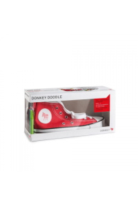 Donkey Doodle - Red - pencil case sneaker shape