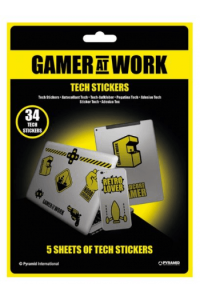 Pyramid Gamer At Work Tech Stickers