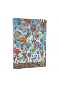 Planer dnevni 2026 12,5x17,5cm  - midi s gumicom Balloon Festival Flexi Paperblanks