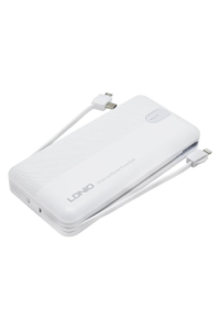 Baterija prenosiva LDNIO 20000 mAh PL2014+kabeli mikro,iPhone, tip c bijela
