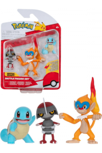 PKM: Pokemon figurica "Battle Figure" 3PK - Pawniard, Squirtle, Monferno W18