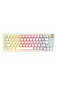 Tipkovnica gaming žična mehanička Fantech Max Fit 67 MK858 space edition bijela