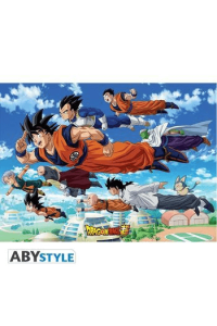Dragon Ball Super Poster Groupe Goku (52x38cm)