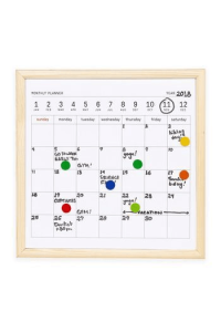 Mini White Bord Calendar