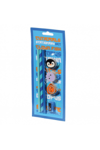 Set Šk.Pribor 1,7 Sealife (3X Olovka, 3X Gumica, Šiljilo) P72 Netto