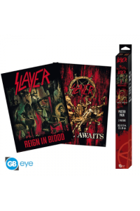 Slayer - Set 2 Chibi Posters - Reign In Blood Hell Awaits (52X38)
