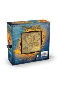 Noble Collection - Lord Of The Rings - Middle-Earth Map Puzzle