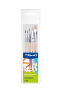 Kist za vodene boje 2,4,6+ tempere 6,10 u pvc vrećici Pelikan 718163 blister