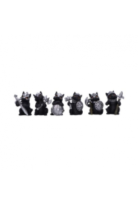 Nemesis Now Cat Crusaders (Set Of 6)