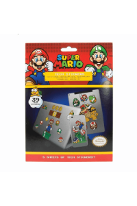 Pyramid Super Mario (Mushroom Kingdom) Tech Stickers