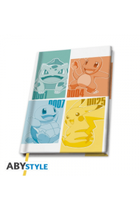 Pokemon -  A5 Notebook Kanto Starters