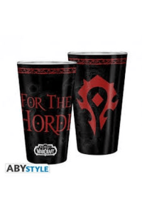 World Of Warcraft - Large Glass - 400Ml - Horde - Box