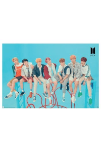 BTS - Poster "Group Blue" (91.5x61cm)